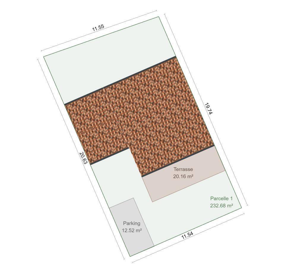 Terrain seul à Saint-Martin-de-la-Brasque en Vaucluse (84) de 232 m² à vendre au prix de 110000€ - 4