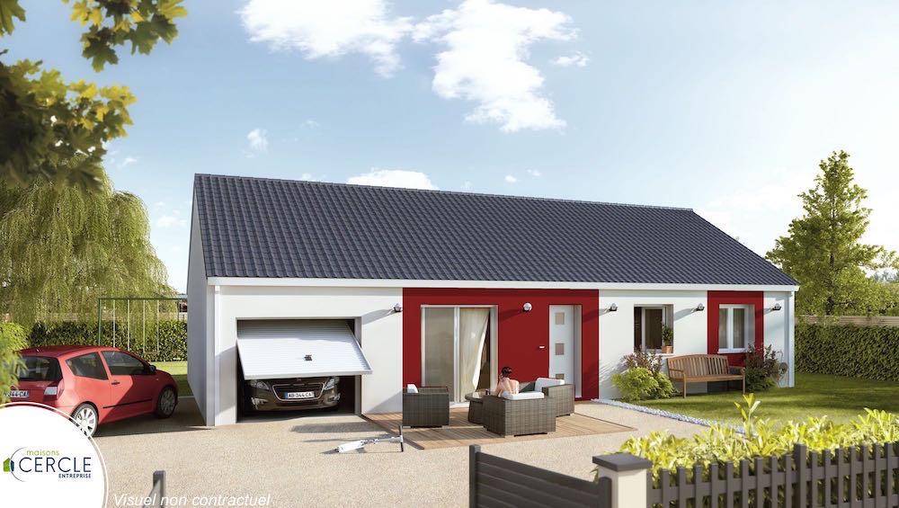 Programme terrain + maison à Bizeneuille en Allier (03) de 90 m² à vendre au prix de 177130€ - 3