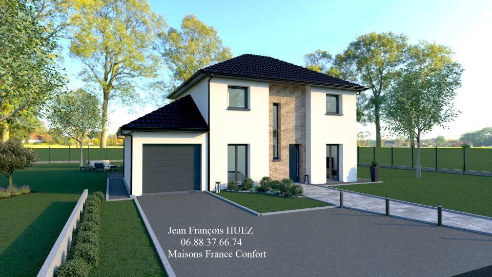 Programme terrain + maison à Saint-Omer-Capelle en Pas-de-Calais (62) de 80 m² à vendre au prix de 225000€ - 1
