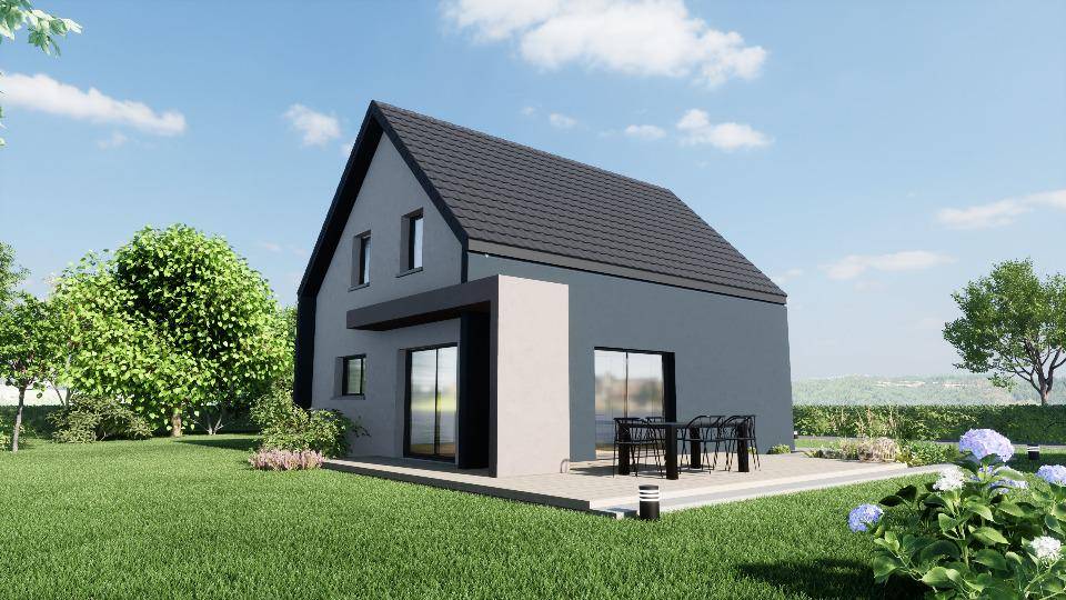 Programme terrain + maison à Mackwiller en Bas-Rhin (67) de 100 m² à vendre au prix de 265000€ - 2