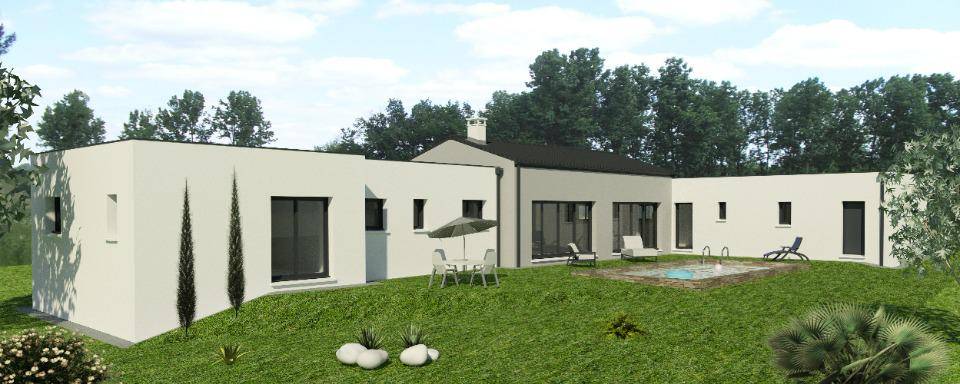Programme terrain + maison à Anais en Charente (16) de 176 m² à vendre au prix de 441000€ - 1