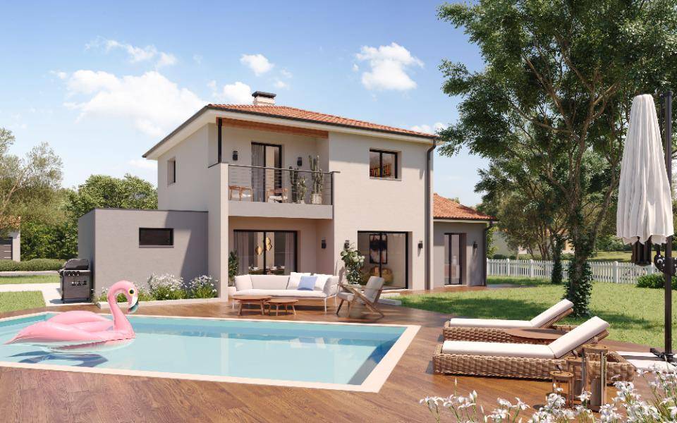 Programme terrain + maison à Soues en Hautes-Pyrénées (65) de 123 m² à vendre au prix de 326700€ - 1