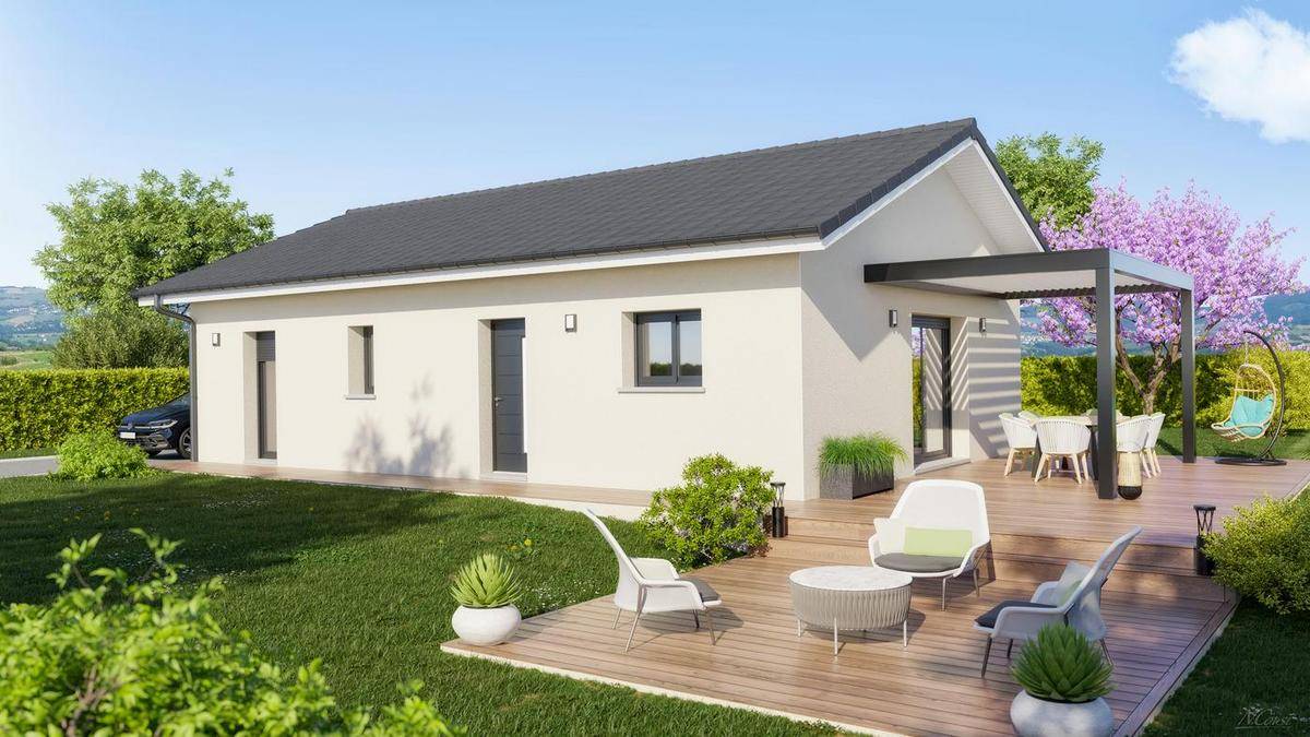 Programme terrain + maison à Varces-Allières-et-Risset en Isère (38) de 91 m² à vendre au prix de 343590€ - 2