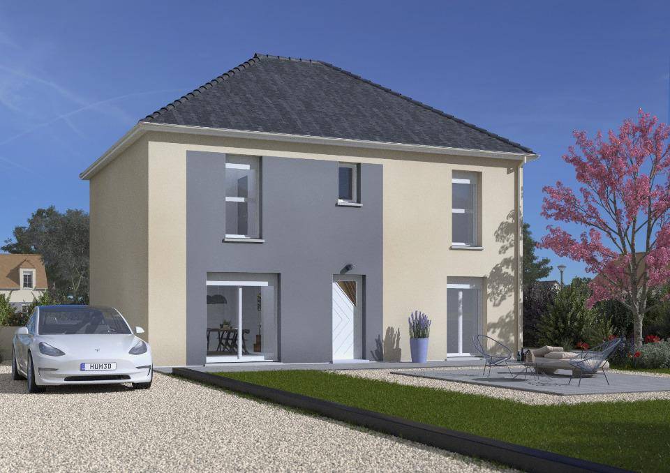 Programme terrain + maison à Terres de Bord en Eure (27) de 124 m² à vendre au prix de 259800€ - 1