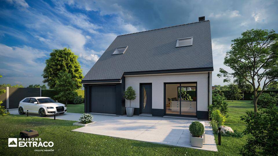 Programme terrain + maison à Freneuse en Yvelines (78) de 52 m² à vendre au prix de 222000€ - 1