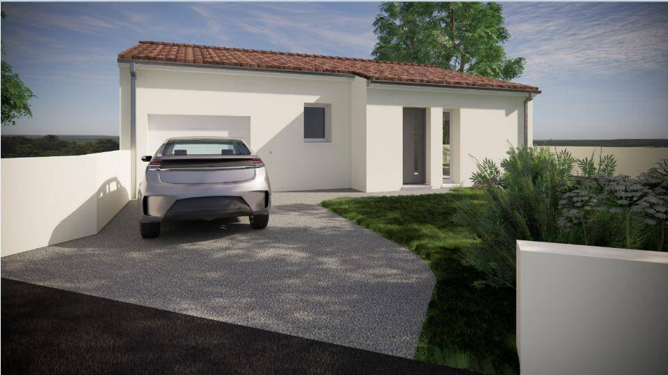 Programme terrain + maison à Port-des-Barques en Charente-Maritime (17) de 75 m² à vendre au prix de 211500€ - 1