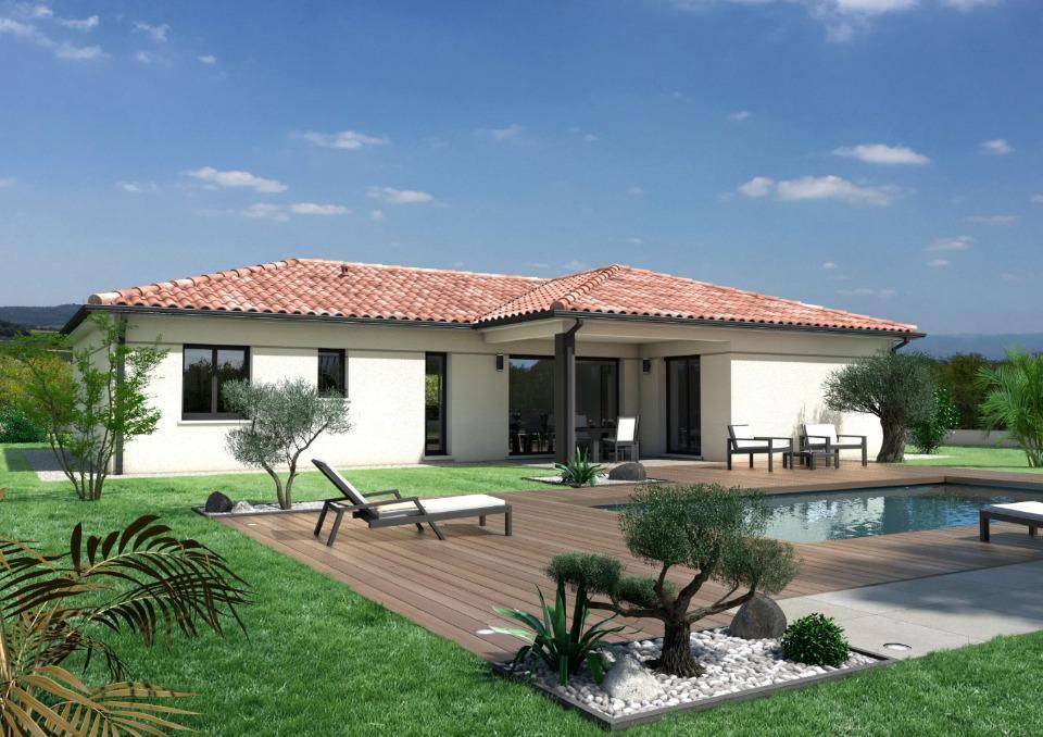 Programme terrain + maison à Viviers-lès-Montagnes en Tarn (81) de 112 m² à vendre au prix de 245619€ - 1