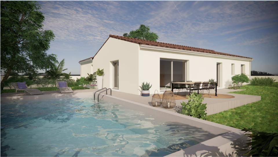 Programme terrain + maison à Anais en Charente (16) de 109 m² à vendre au prix de 241000€ - 1