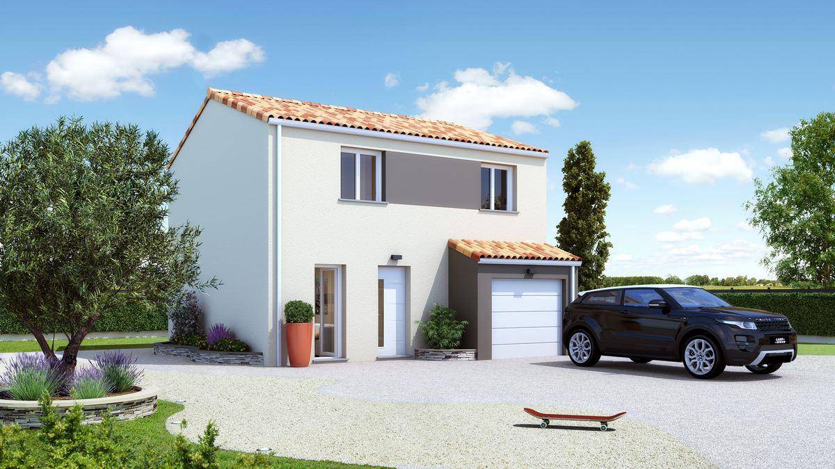 Programme terrain + maison à Mauzé-sur-le-Mignon en Deux-Sèvres (79) de 93 m² à vendre au prix de 218877€ - 1