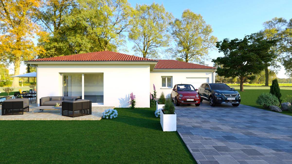 Programme terrain + maison à Saint-Just-Saint-Rambert en Loire (42) de 100 m² à vendre au prix de 249600€ - 2