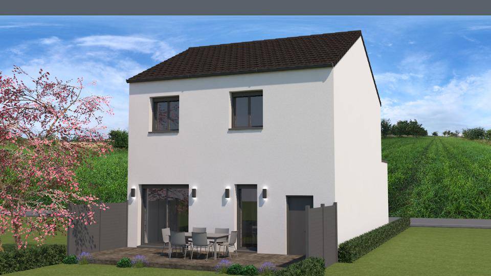 Programme terrain + maison à Jezainville en Meurthe-et-Moselle (54) de 95 m² à vendre au prix de 229000€ - 2
