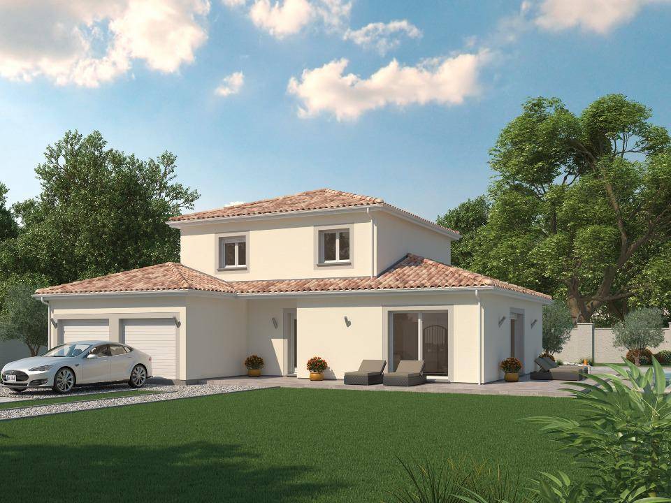 Programme terrain + maison à Grignols en Gironde (33) de 132 m² à vendre au prix de 324900€ - 1