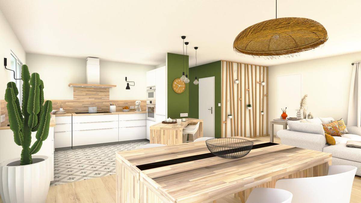 Programme terrain + maison à Vic-le-Comte en Puy-de-Dôme (63) de 95 m² à vendre au prix de 300000€ - 1