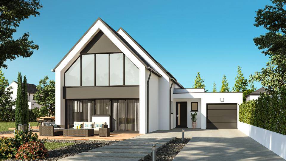 Programme terrain + maison à Plouzané en Finistère (29) de 130 m² à vendre au prix de 525000€ - 1