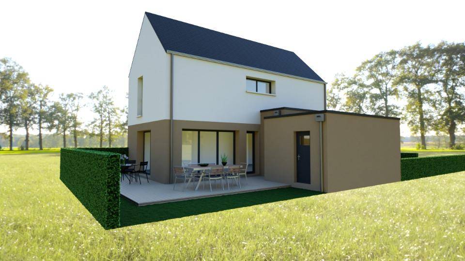 Programme terrain + maison à Montauban-de-Bretagne en Ille-et-Vilaine (35) de 86 m² à vendre au prix de 234996€ - 2