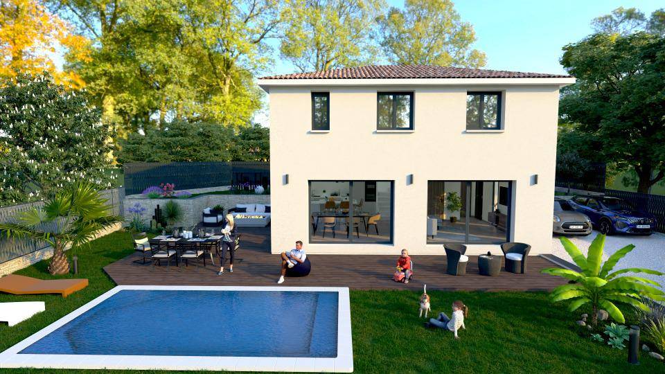 Programme terrain + maison à Grasse en Alpes-Maritimes (06) de 102 m² à vendre au prix de 540000€ - 3