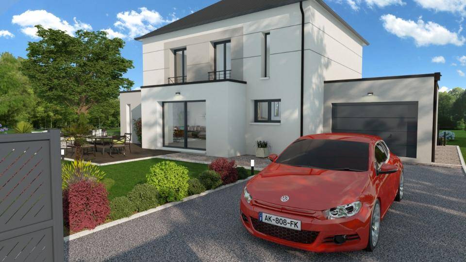 Programme terrain + maison à Radepont en Eure (27) de 130 m² à vendre au prix de 295000€ - 1