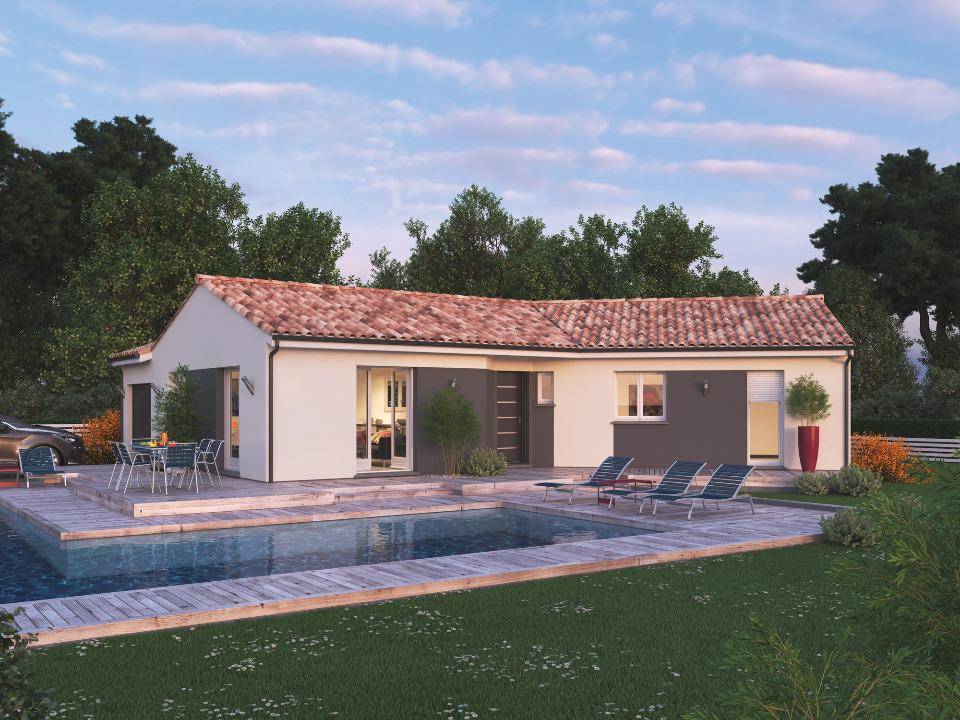 Programme terrain + maison à Saint-Laurent-des-Hommes en Dordogne (24) de 115 m² à vendre au prix de 237025€ - 2