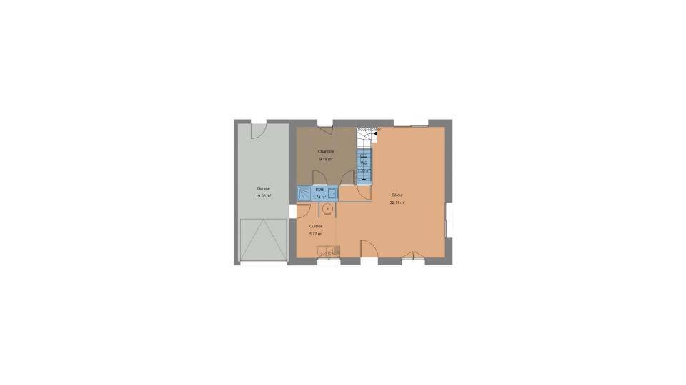 Programme terrain + maison à Mordelles en Ille-et-Vilaine (35) de 92 m² à vendre au prix de 280000€ - 4