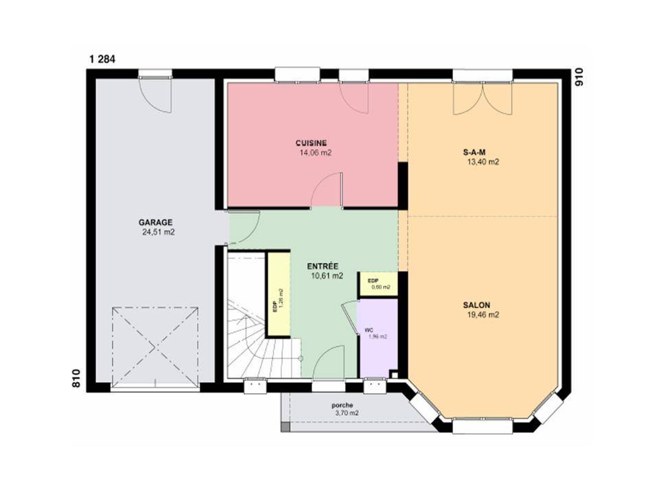 Programme terrain + maison à Jezainville en Meurthe-et-Moselle (54) de 115 m² à vendre au prix de 259000€ - 4