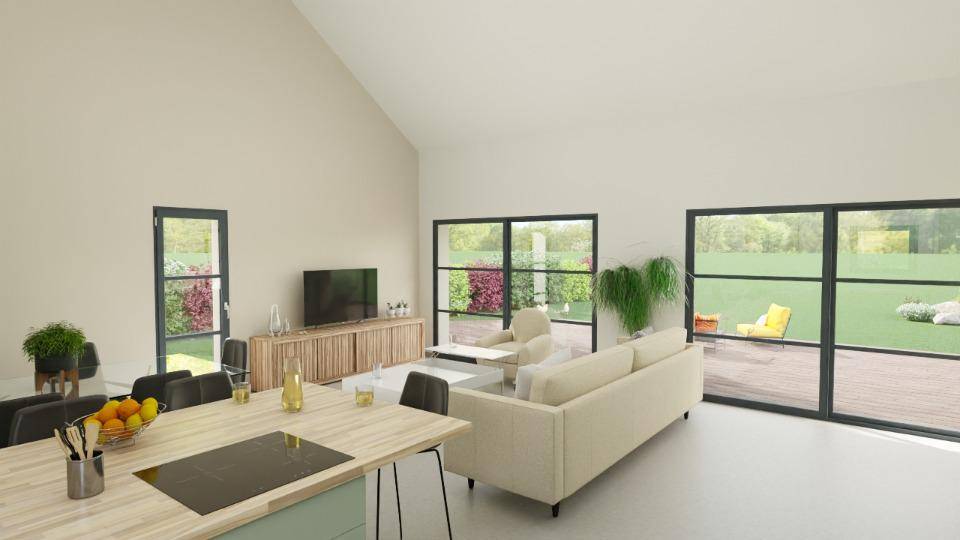 Programme terrain + maison à Fontaine-au-Pire en Nord (59) de 140 m² à vendre au prix de 327000€ - 3