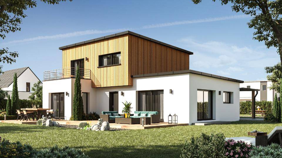 Programme terrain + maison à Ploudalmézeau en Finistère (29) de 120 m² à vendre au prix de 373400€ - 3