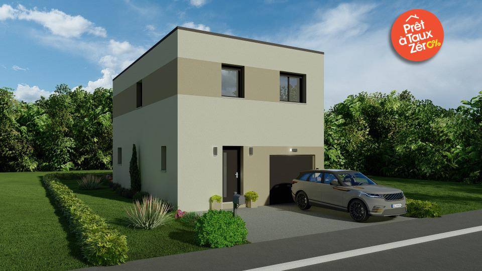 Programme terrain + maison à Longwy en Meurthe-et-Moselle (54) de 98 m² à vendre au prix de 273950€ - 1