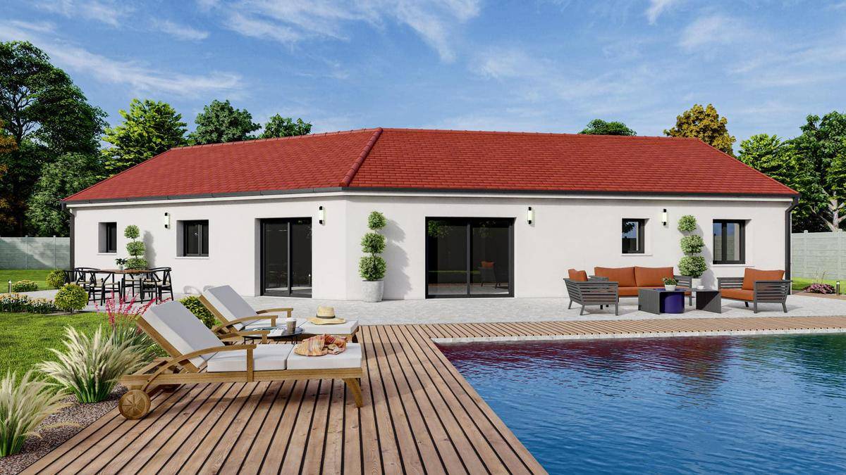 Programme terrain + maison à Saint-Fiel en Creuse (23) de 88 m² à vendre au prix de 167235€ - 2