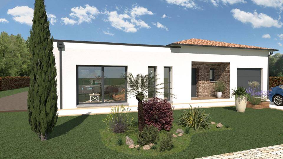 Programme terrain + maison à Pins-Justaret en Haute-Garonne (31) de 100 m² à vendre au prix de 367664€ - 1