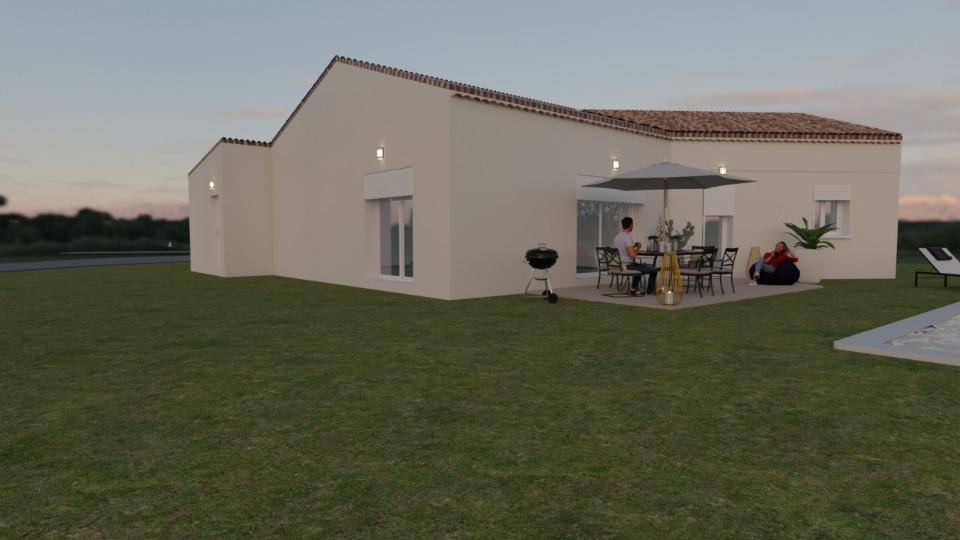 Programme terrain + maison à Le Teil en Ardèche (07) de 106 m² à vendre au prix de 304200€ - 2