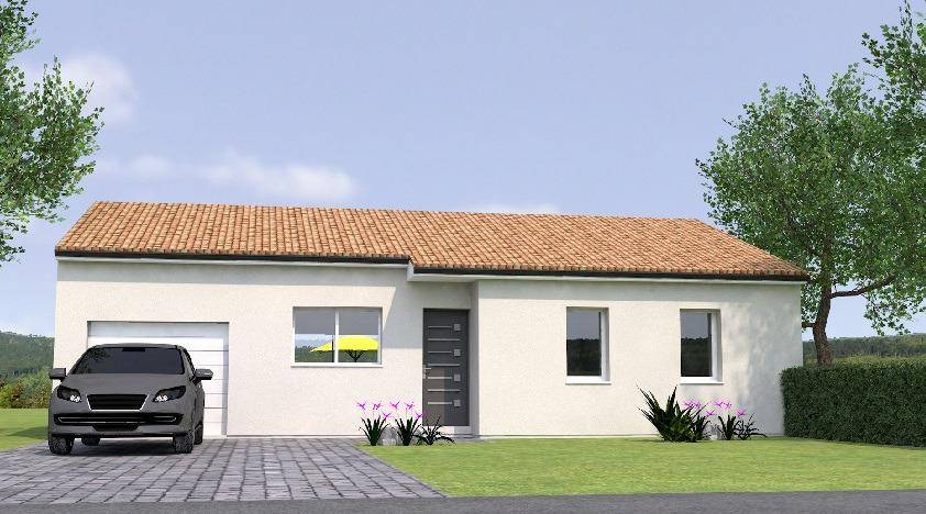 Programme terrain + maison à Nuaillé en Maine-et-Loire (49) de 85 m² à vendre au prix de 221400€ - 1