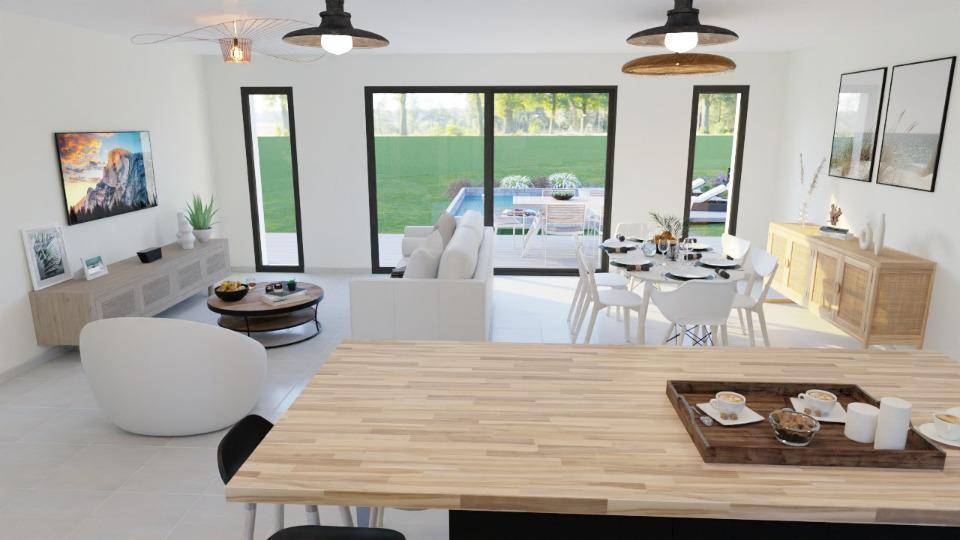 Programme terrain + maison à Orgnac-l'Aven en Ardèche (07) de 100 m² à vendre au prix de 274900€ - 3