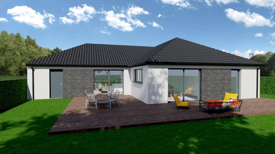 Programme terrain + maison à Lozinghem en Pas-de-Calais (62) de 135 m² à vendre au prix de 320000€ - 2
