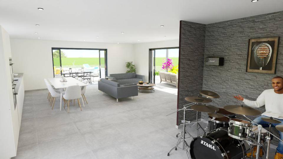 Programme terrain + maison à Orgnac-l'Aven en Ardèche (07) de 122 m² à vendre au prix de 304800€ - 4