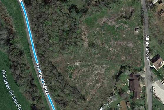 Terrain seul à Amange en Jura (39) de 1000 m² à vendre au prix de 58000€