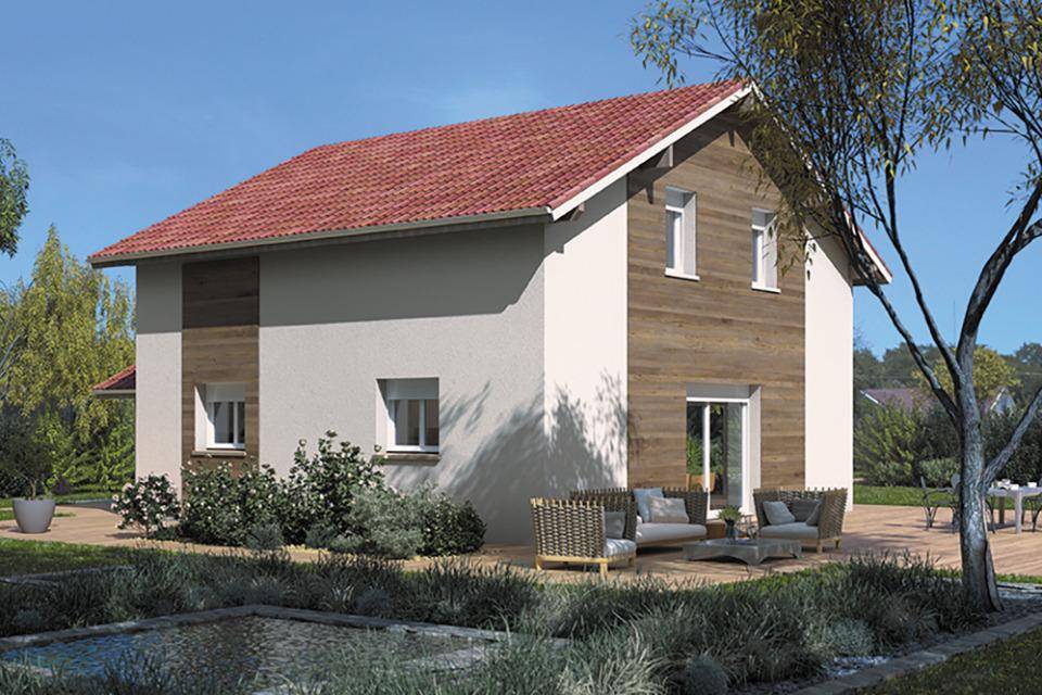 Programme terrain + maison à Injoux-Génissiat en Ain (01) de 100 m² à vendre au prix de 387000€ - 2