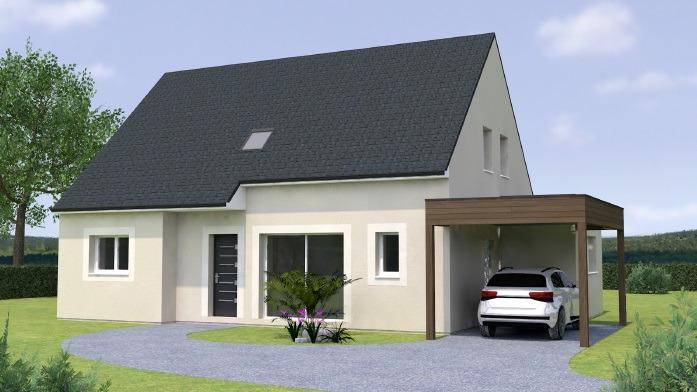 Programme terrain + maison à Beaufort-en-Anjou en Maine-et-Loire (49) de 135 m² à vendre au prix de 302700€ - 1