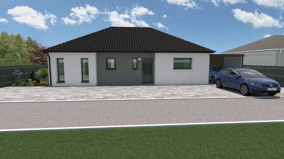 Programme terrain + maison à Sains-en-Gohelle en Pas-de-Calais (62) de 93 m² à vendre au prix de 209129€ - 1