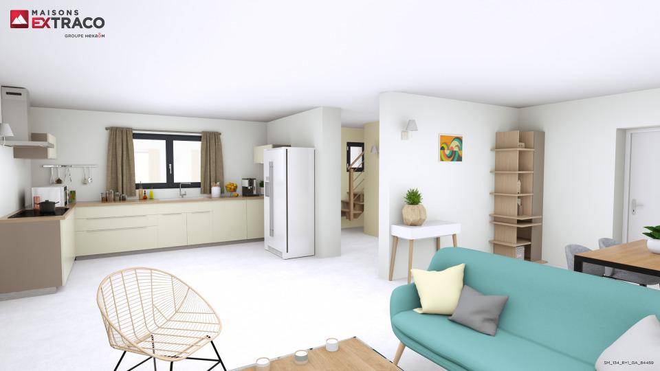 Programme terrain + maison à Déville-lès-Rouen en Seine-Maritime (76) de 114 m² à vendre au prix de 420750€ - 3