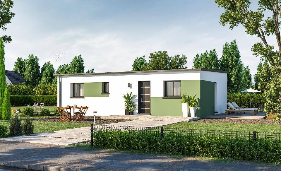 Programme terrain + maison à Carquefou en Loire-Atlantique (44) de 70 m² à vendre au prix de 309000€ - 2