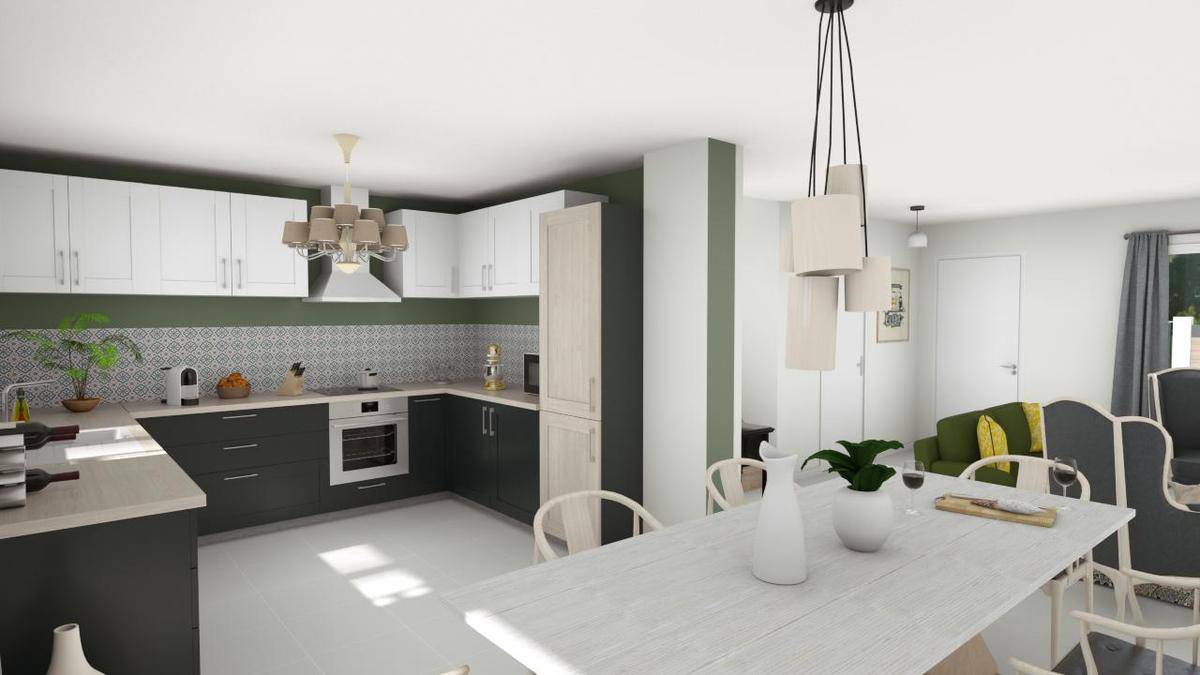 Programme terrain + maison à Roche en Isère (38) de 90 m² à vendre au prix de 301800€ - 3