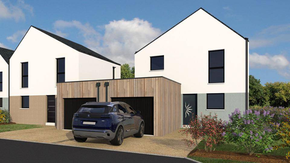 Programme terrain + maison à Plomelin en Finistère (29) de 97 m² à vendre au prix de 315000€ - 3