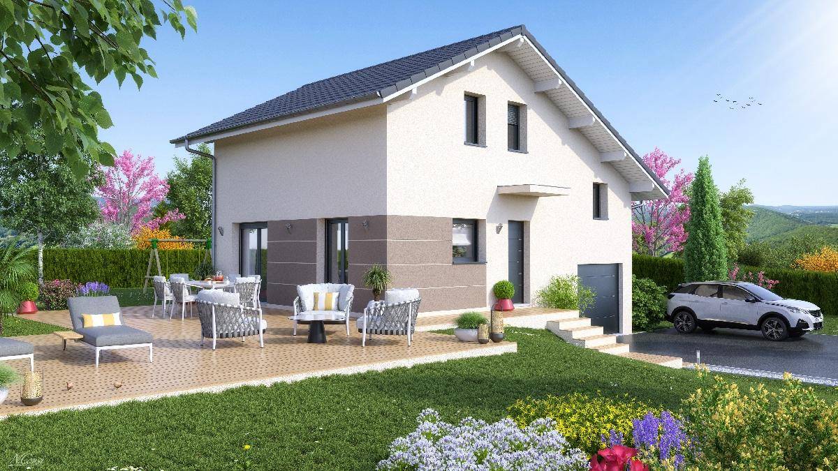 Programme terrain + maison à Vimines en Savoie (73) de 101 m² à vendre au prix de 662720€ - 1