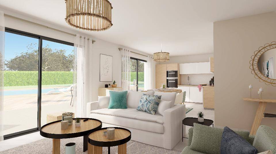 Programme terrain + maison à Saint-Jacques-sur-Darnétal en Seine-Maritime (76) de 101 m² à vendre au prix de 270750€ - 4