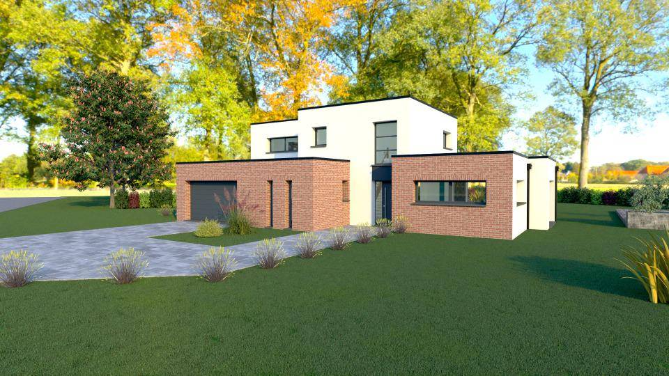 Programme terrain + maison à Lille en Nord (59) de 170 m² à vendre au prix de 682000€ - 2