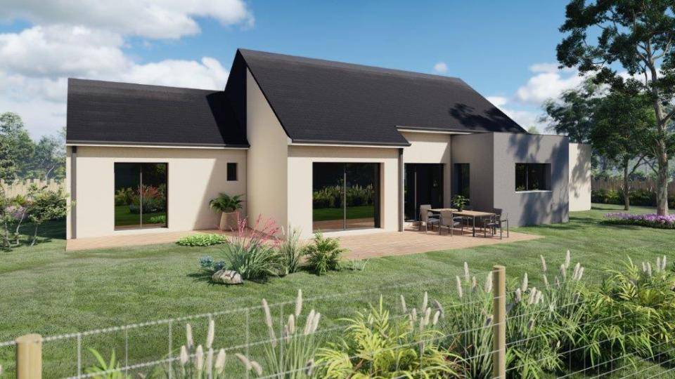 Programme terrain + maison à Val d'Erdre-Auxence en Maine-et-Loire (49) de 106 m² à vendre au prix de 256000€ - 2