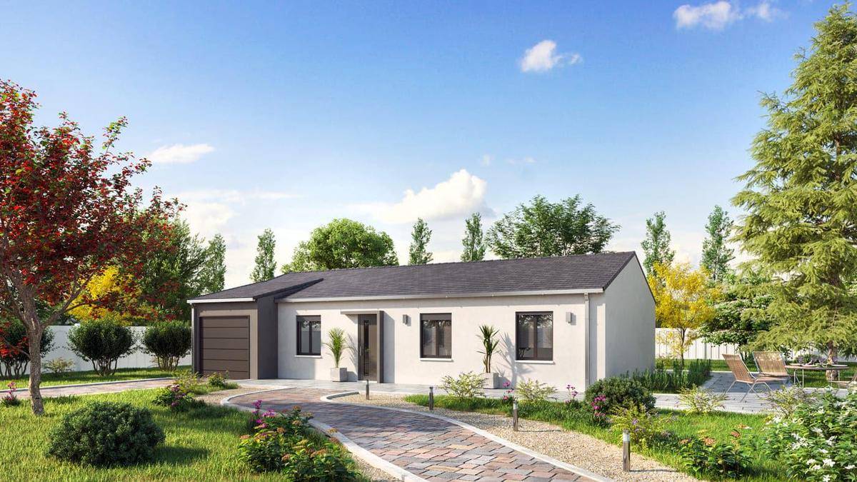 Programme terrain + maison à Crosmières en Sarthe (72) de 100 m² à vendre au prix de 200707€ - 1