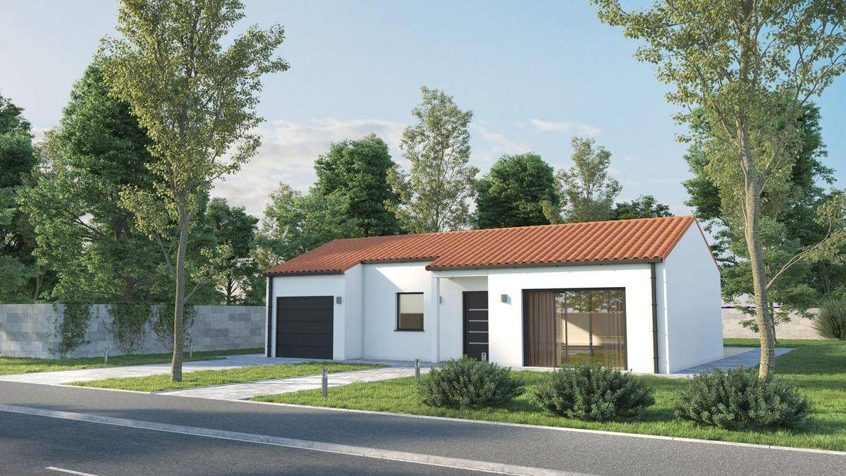 Programme terrain + maison à Saint-Jean-de-Liversay en Charente-Maritime (17) de 80 m² à vendre au prix de 216053€ - 1