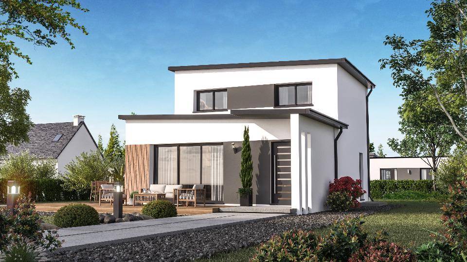 Programme terrain + maison à Plabennec en Finistère (29) de 94 m² à vendre au prix de 352582€ - 2