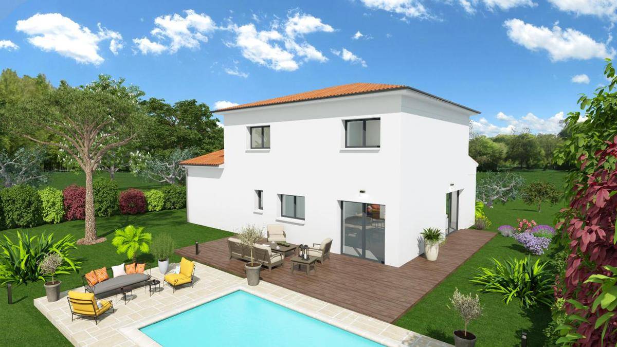 Programme terrain + maison à Cournon-d'Auvergne en Puy-de-Dôme (63) de 117 m² à vendre au prix de 495600€ - 2